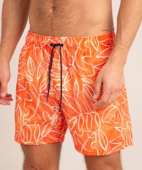 short-estampado-folhagem-com-cordao-laranja-1011688-Laranja_2