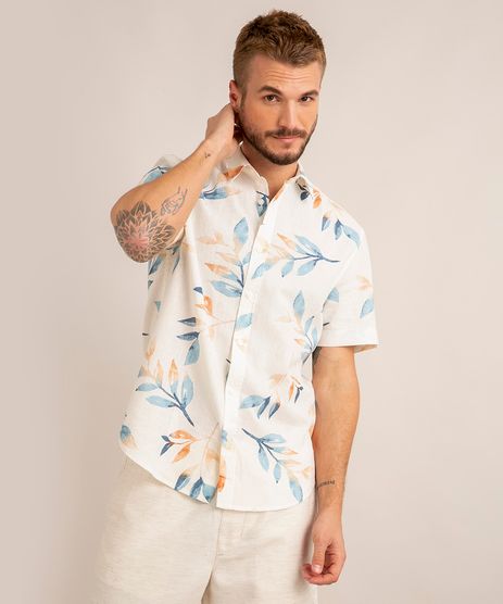 camisa linho cea