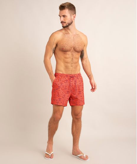 short-estampado-coqueiros-com-cordao-rosa-1003616-Rosa_1