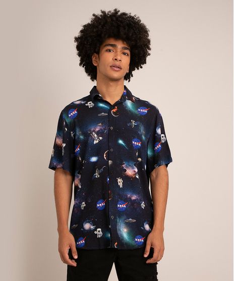 camisa-relax-de-viscose-estampada-nasa-manga-curta-preta-1008299-Preto_1
