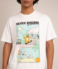 camiseta-de-algodao-ursinhos--never-ending---manga-curta-gola-careca--branca-1012791-Branco_4