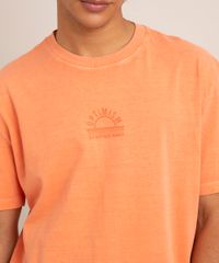camiseta-de-algodao--optimism-is-a-happiness-magnet---manga-curta-gola-careca--laranja-1016413-Laranja_4