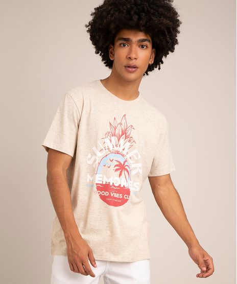 camiseta--summer-memories--manga-curta-gola-careca--kaki-1012786-Kaki_1
