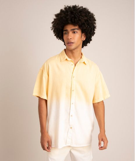camisa-relax-de-sarja-estampada-degrade-manga-curta-amarelo-1014716-Amarelo_1