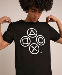 camiseta-de-algodao-playstation-manga-curta-gola-careca--preta-1009467-Preto_4