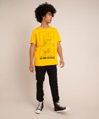 camiseta-de-algodao-goku-dragon-ball-manga-curta-gola-careca--amarela-1007489-Amarelo_3