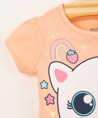 blusa-infantil-de-algodao-gatinho-com-glitter-manga-curta-coral-1010520-Coral_4