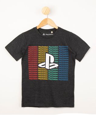 camiseta-juvenil-playstation-manga-curta-cinza-mescla-escuro-1005290-Cinza_Mescla_Escuro_1