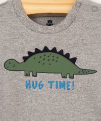 body-infantil-dinossauro--hug-me--manga-curta-cinza-mescla-1007320-Cinza_Mescla_3
