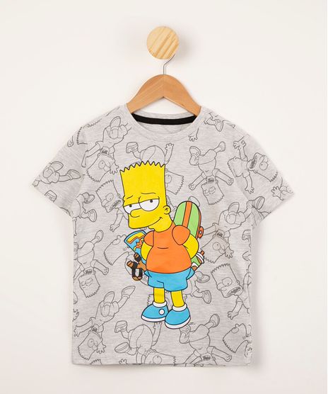 camiseta-infantil-manga-curta-gola-careca-estampada-bart-simpson-cinza-mescla-claro-1009457-Cinza_Mescla_Claro_1