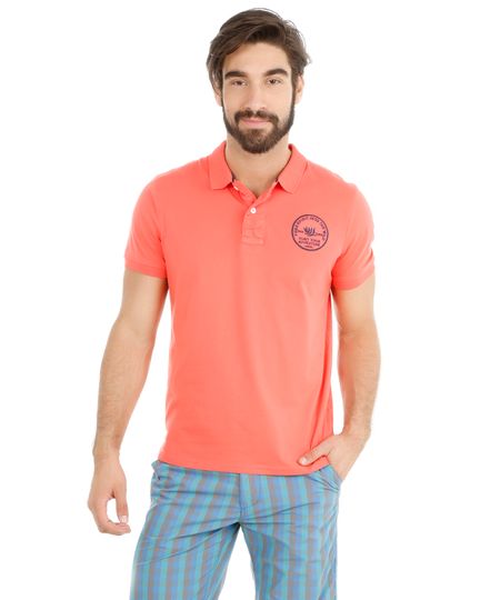Polo-com-Patch-Coral-7984725-Coral_1 Polo-com-Patch-Coral-7984725-Coral_1