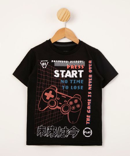 camiseta-infantil-de-algodao-manga-curta-gola-careca-estampada-videogame-preta-1009827-Preto_1