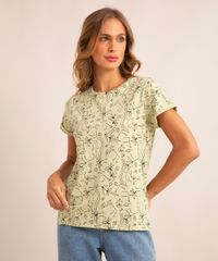 camiseta-de-algodao-estampada-rostos-manga-curta-decote-redondo-verde-1002145-Verde_1