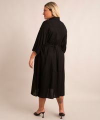 vestido-chemise-midi-plus-size-com-linho-manga-3-4-com-faixa-para-amarrar--preto-1010220-Preto_2