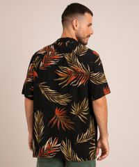 camisa-de-viscose-manga-curta-estampada-folhagens-preta-9990004-Preto_2