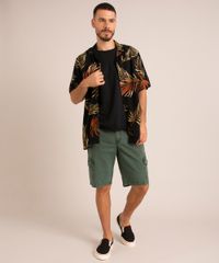 camisa-de-viscose-manga-curta-estampada-folhagens-preta-9990004-Preto_5