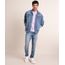 Calca-Jeans-de-Moletom-Masculina-Slim-Azul-Medio-9982597-Azul_Medio_1