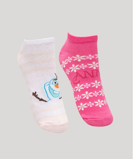 kit-de-2-meias-infantis-cano-baixo-frozen-listrado-rosa-1014966-Rosa_1