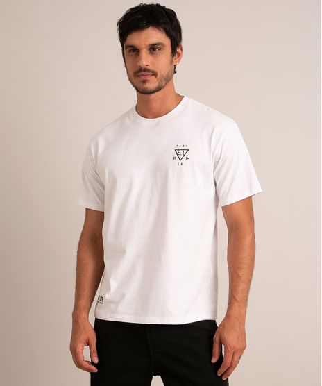 camiseta-de-algodao--play-l-a--manga-curta-gola-careca-branca-1012789-Branco_1