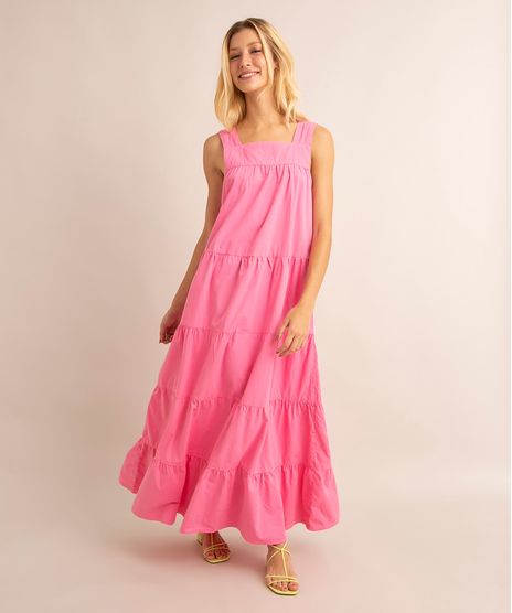 vestido-longo-de-sarja-alca-larga-decote-reto-com-recortes-pink-1014135-Pink_1