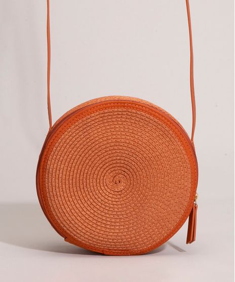 bolsa-cross-body-redonda-palha-com-alca-fixa-e-ziper-laranja-9998560-Laranja_1