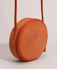 bolsa-cross-body-redonda-palha-com-alca-fixa-e-ziper-laranja-9998560-Laranja_2