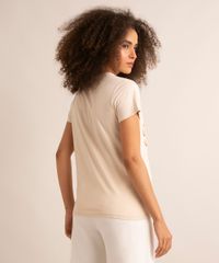Camiseta-de-Algodao-Gato-Manga-Curta-Decote-Redondo-Bege-9993699-Bege_4