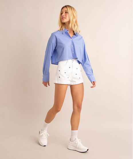 short-mom-de-sarja-com-bordado-de-margaridas-cintura-super-alta-branco-1014554-Branco_1