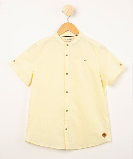 camisa-infantil-manga-curta-gola-padre-amarelo-claro-1003560-Amarelo_Claro_1