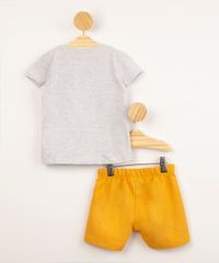 Conjunto-Infantil-de-Camiseta-Manga-Curta-Batman---Bermuda-cinza-claro-9975709-Cinza_Claro_3