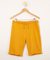 bermuda-infantil-de-moletom-com-cordao-mostarda-9988242-Mostarda_1
