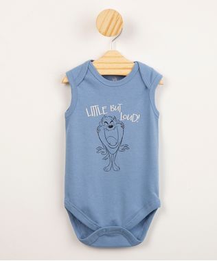 body-infantil-de-algodao--little-but-loud--taz-lonney-tunes-sem-manga-azul-medio-9986035-Azul_Medio_1