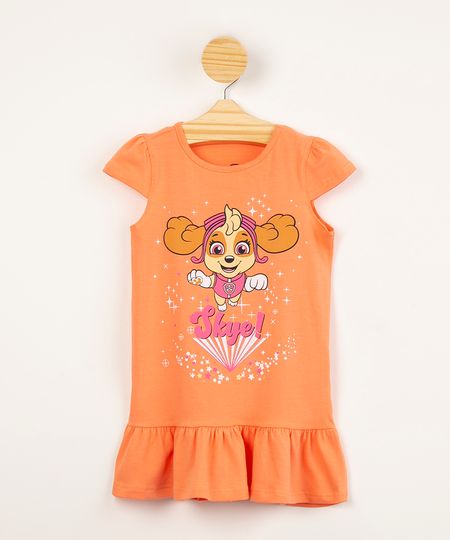 vestido-infantil-patrulha-canina-com-recorte-manga-curta-coral-1013673-Coral_1