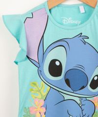 blusa-infantil-de-algodao-stitch-com-flores-tropicais-glitter-e-babado-manga-curta-azul-1009624-Azul_4