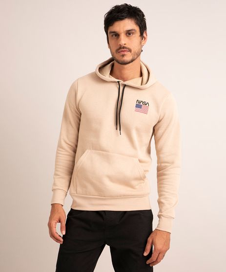 taupe champion moletom com capuz