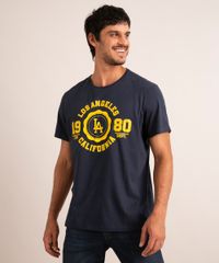 Camiseta-Masculina--Los-Angeles--Manga-Curta-Gola-Careca-Azul-Marinho-9969729-Azul_Marinho_1