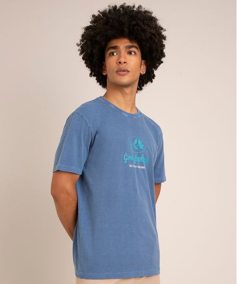 camiseta-de-algodao-manga-curta-gola-careca--good-feelings--azul-1012169-Azul_1