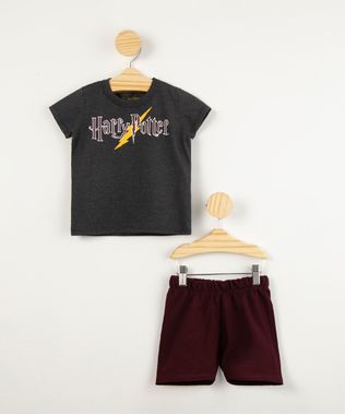 conjunto-infantil-de-camiseta-harry-potter-manga-curta---bermuda-cinza-mescla-escuro-1009443-Cinza_Mescla_Escuro_1