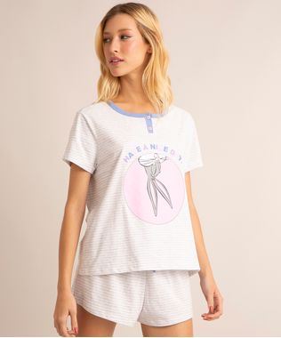 pijama-manga-curta-listrado--have-a-nice-day--pernalonga--cinza-mescla-1004669-Cinza_Mescla_1