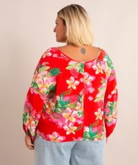 blusa-de-viscose-plus-size-manga-bufante-decote-redondo-estampa-floral-vermelha-1006101-Vermelho_2