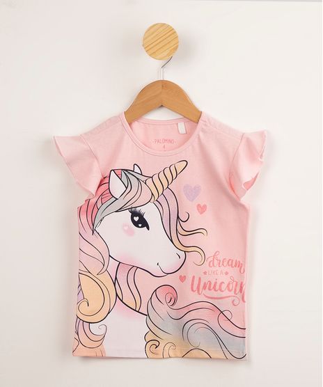 blusa-infantil-de-algodao--dream-like-a-unicorn--manga-curta-com-babado-rosa-claro-1009634-Rosa_Claro_1