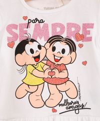 conjunto-infantil-de-blusa-de-algodao-monica-e-magali--melhores-amigas-para-sempre--glitter-com-babado-manga-curta---bermuda-branco-1009922-Branco_3