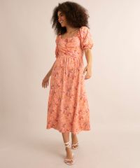 vestido-midi-de-viscose-estampado-cajus-cut-out-com-lastex-manga-bufante-coral-1001613-Coral_1