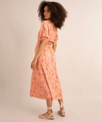 vestido-midi-de-viscose-estampado-cajus-cut-out-com-lastex-manga-bufante-coral-1001613-Coral_2