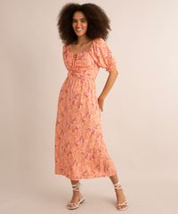 vestido-midi-de-viscose-estampado-cajus-cut-out-com-lastex-manga-bufante-coral-1001613-Coral_3