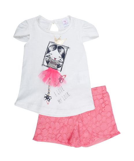 Conjunto-de-Blusa---Short-em-Renda-Menina-Off-White-8109102-Off_White_1