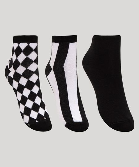 kit-de-3-meias-femininas-cano-medio-listras-e-quadriculado-preta-1004470-Preto_1 kit-de-3-meias-femininas-cano-medio-listras-e-quadriculado-preta-1004470-Preto_1