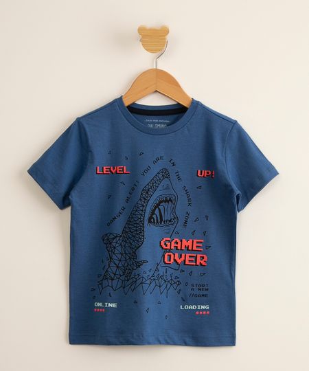 camiseta-infantil-de-algodao-manga-curta-estampa-tubarao--game-over--azul-1009826-Azul_1