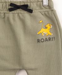 calca-jogger-infantil-de-moletom-rei-leao--roar--verde-1007318-Verde_3