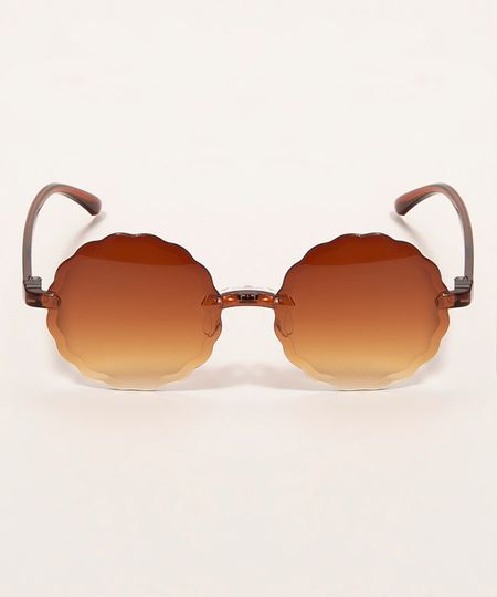 oculos-de-sol-infantil-redondo-oneself-marrom-1015093-Marrom_1